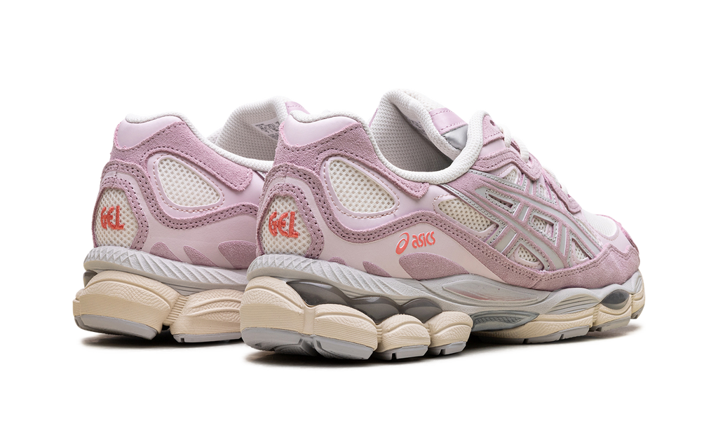 ASICS GEL-NYC Cream Rose Water – hátulnézet, sarok rész és logó