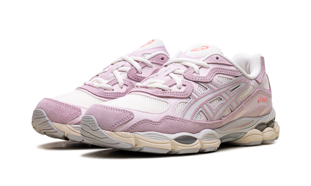 ASICS GEL-NYC Cream Rose Water – elölnézet, orr és fűzőpanel