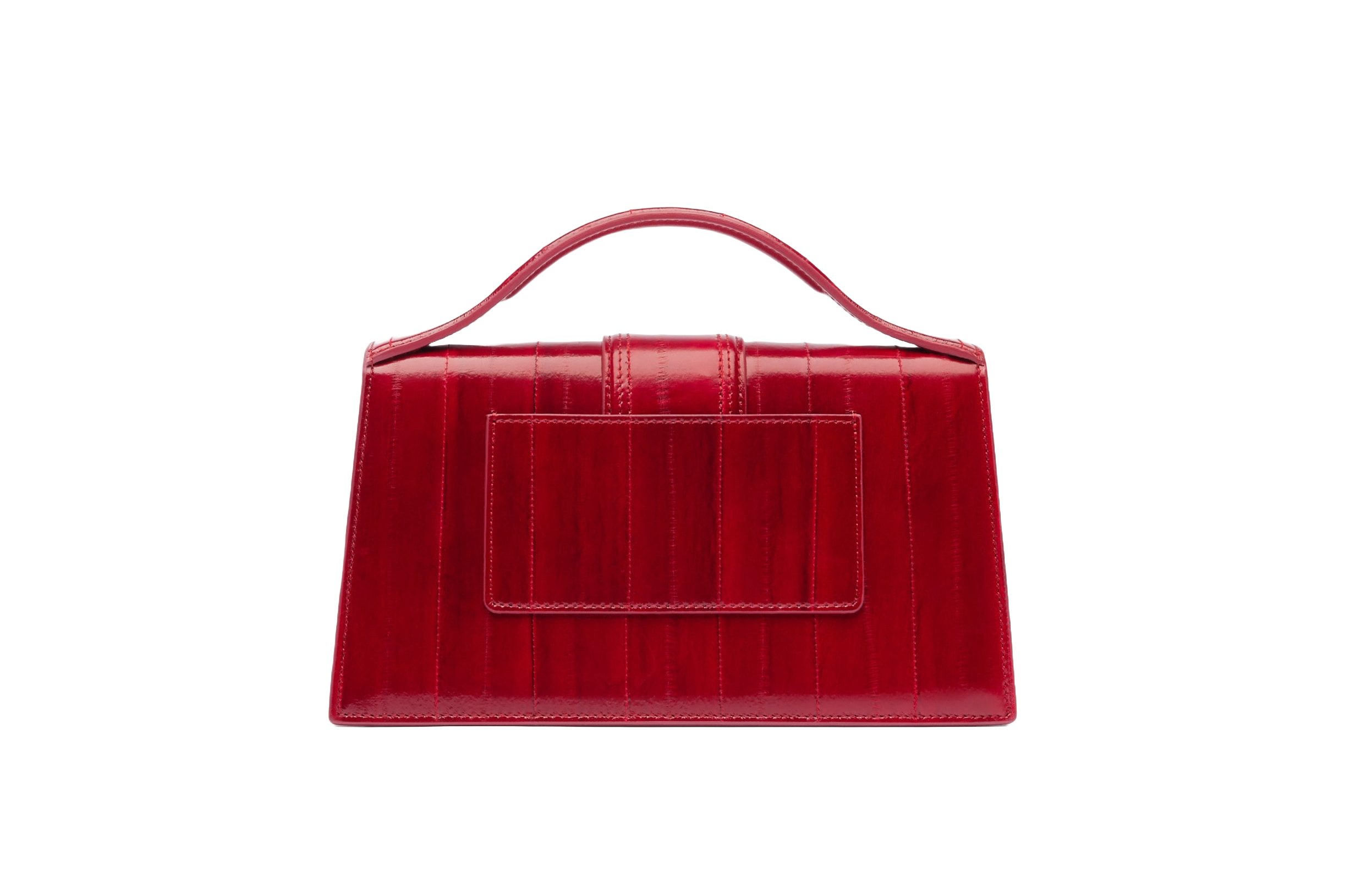 Jacquemus Le grand Bambino Crossbody Strap Handbag Dark Red - OnSize