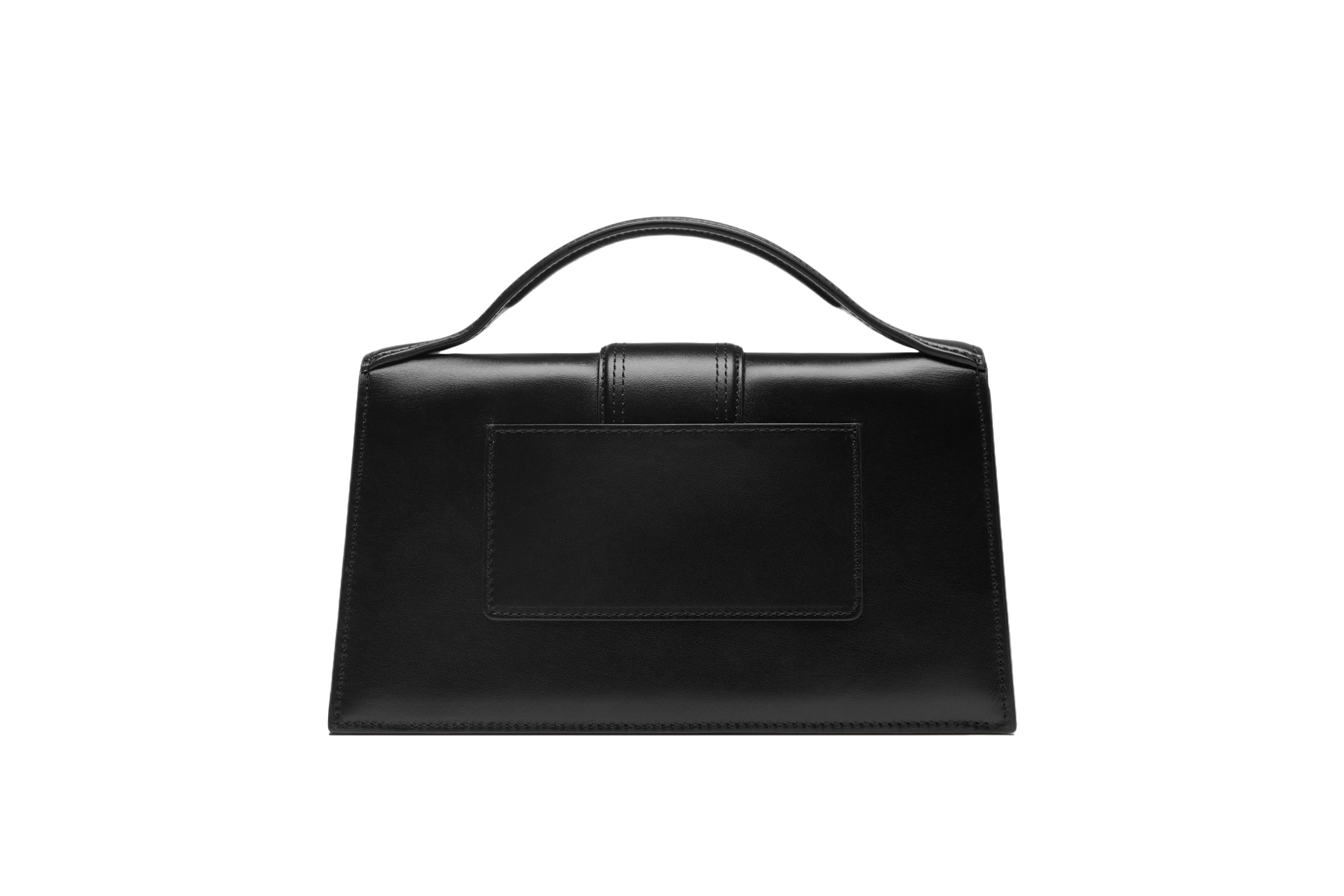 Jacquemus Le grand Bambino Crossbody Strap Handbag Black Silver - OnSize