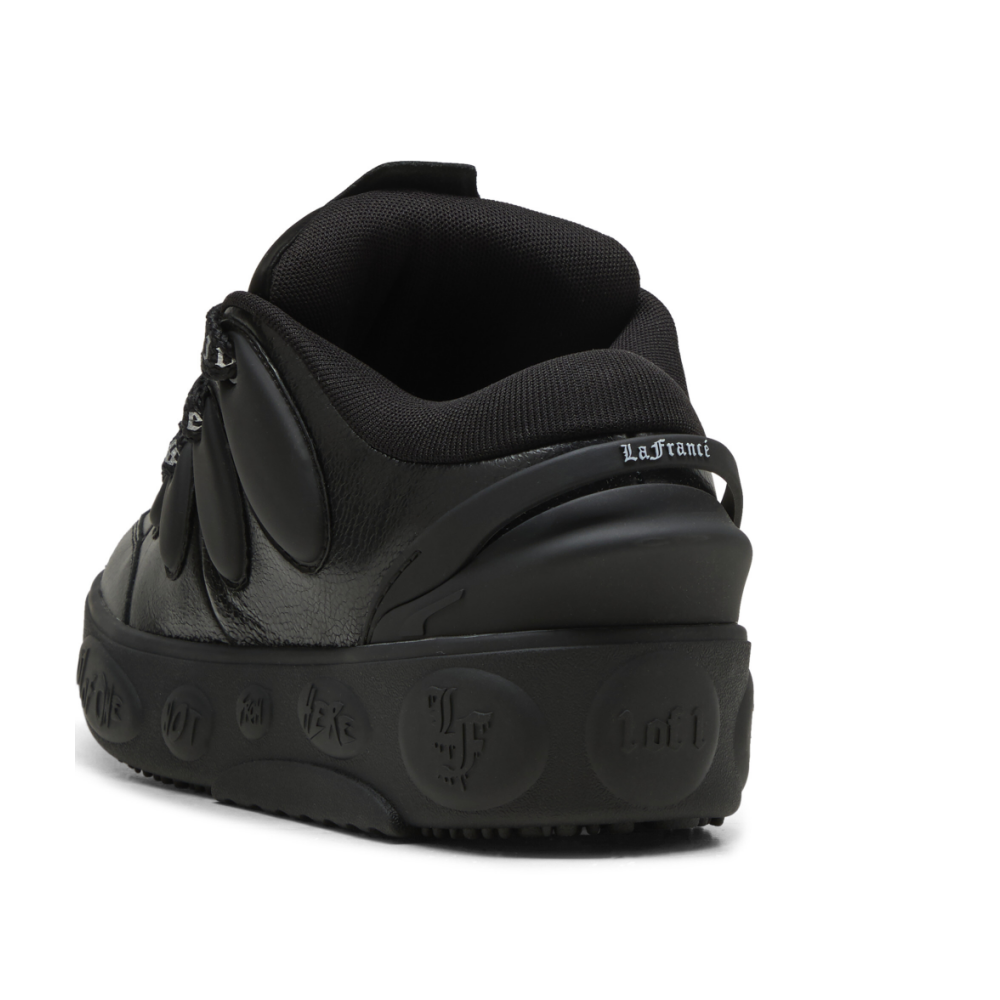 Puma LaFrancé Amour Black – hátulnézet, sarokrész logó