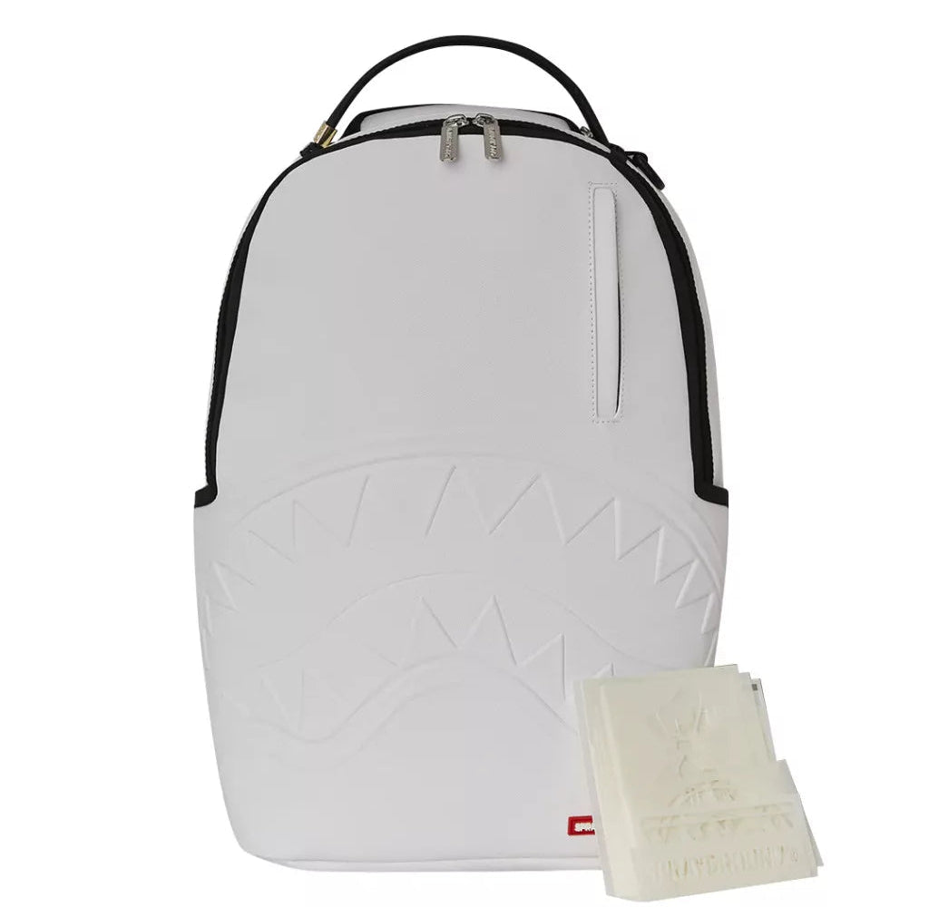 Sprayground Spray Paint Your Own Backpack White