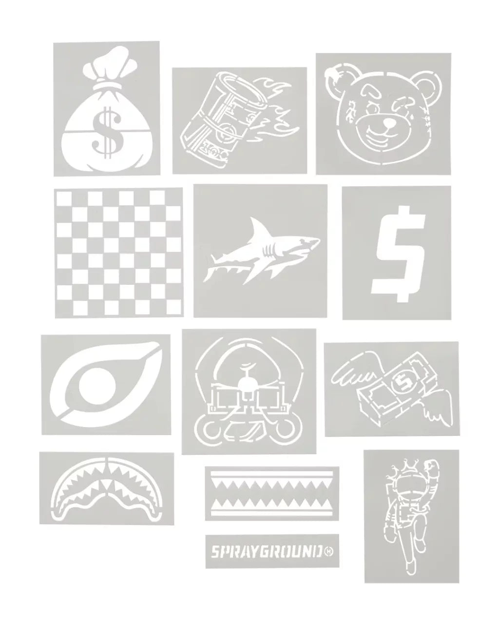 Sprayground Spray Paint Your Own Backpack White