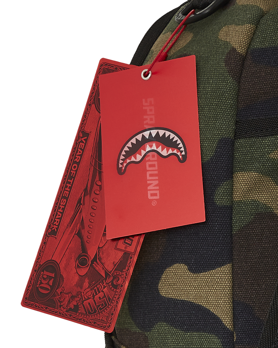 Sprayground Shark Central Camo DLXS Backpack - OnSize