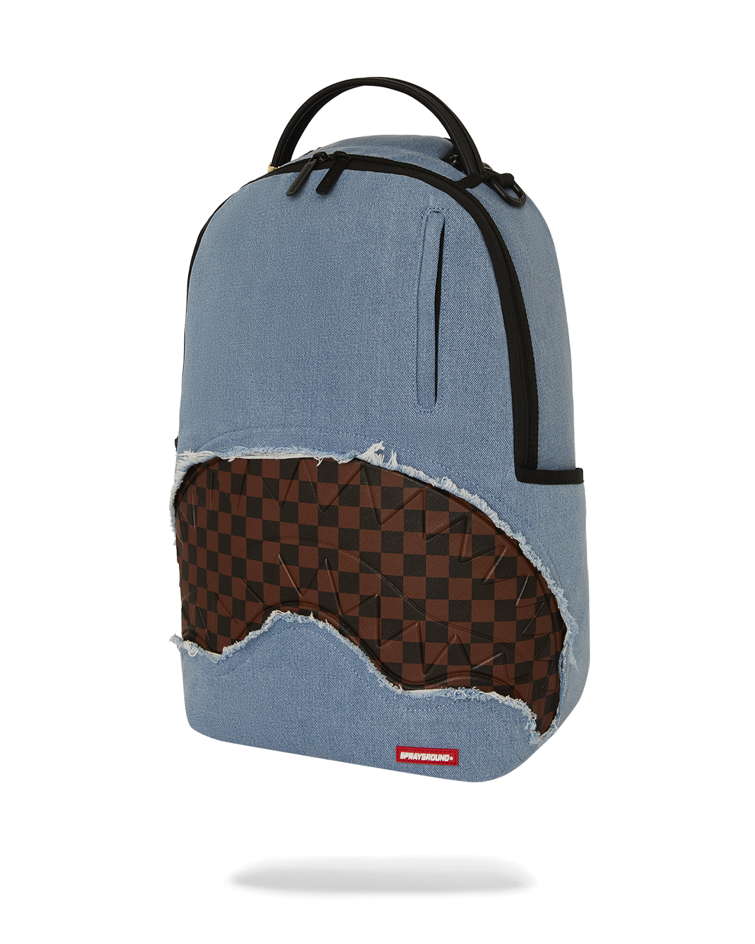 Sprayground Denim Shark Bite DLXSV Backpack - OnSize