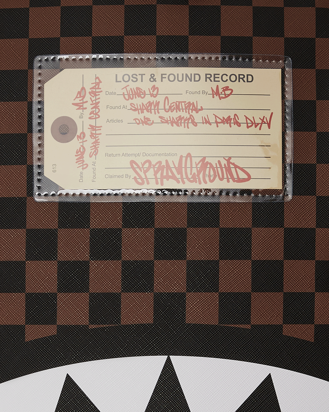 Sprayground Sharks In Paris Lost & Found Backpack - OnSize