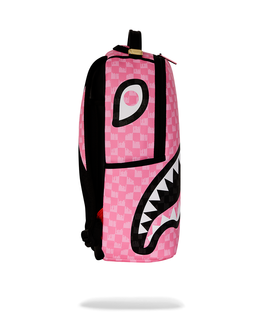 Sprayground Pink And Black Drip Check DLXSV Backpack - OnSize