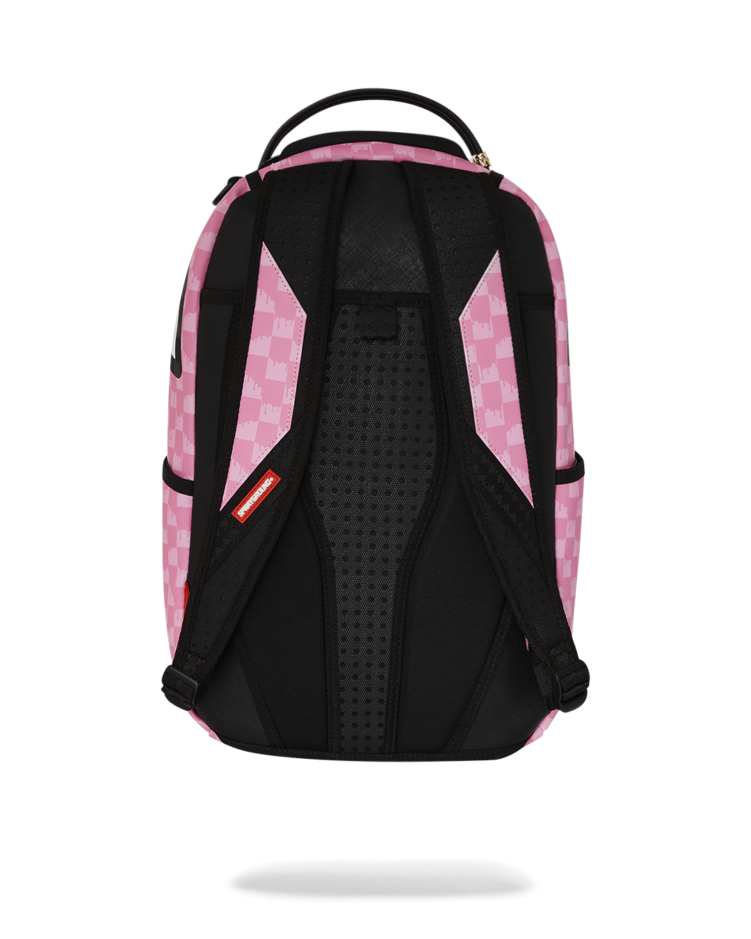Sprayground Pink And Black Drip Check DLXSV Backpack - OnSize