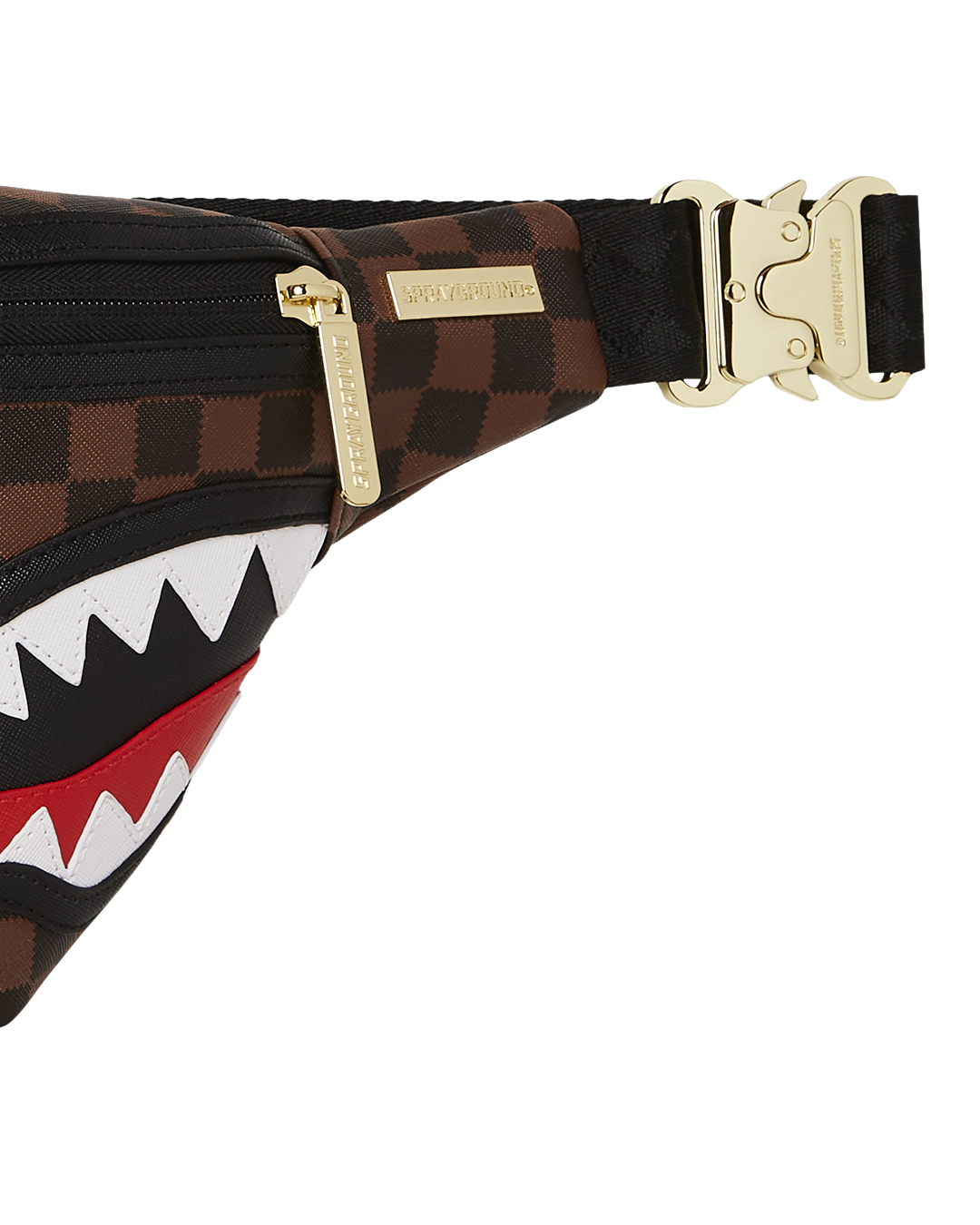 Sprayground Sawtooth Sharks In Paris Savvy Crossbody - OnSize