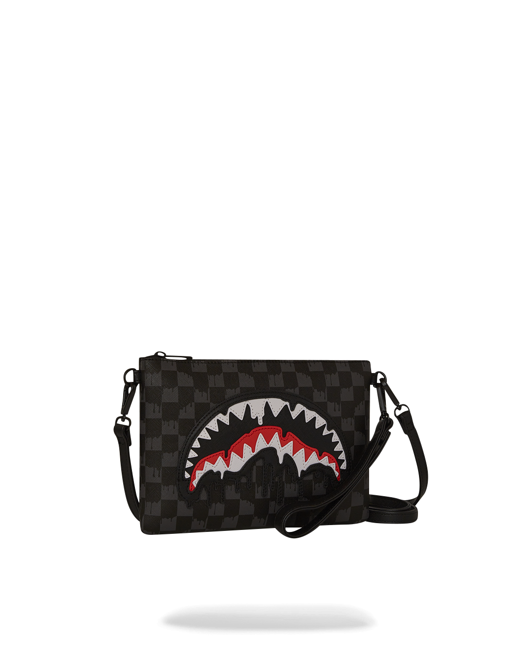 Sprayground Dripping Sharks In Paris Crossover Clutch - OnSize
