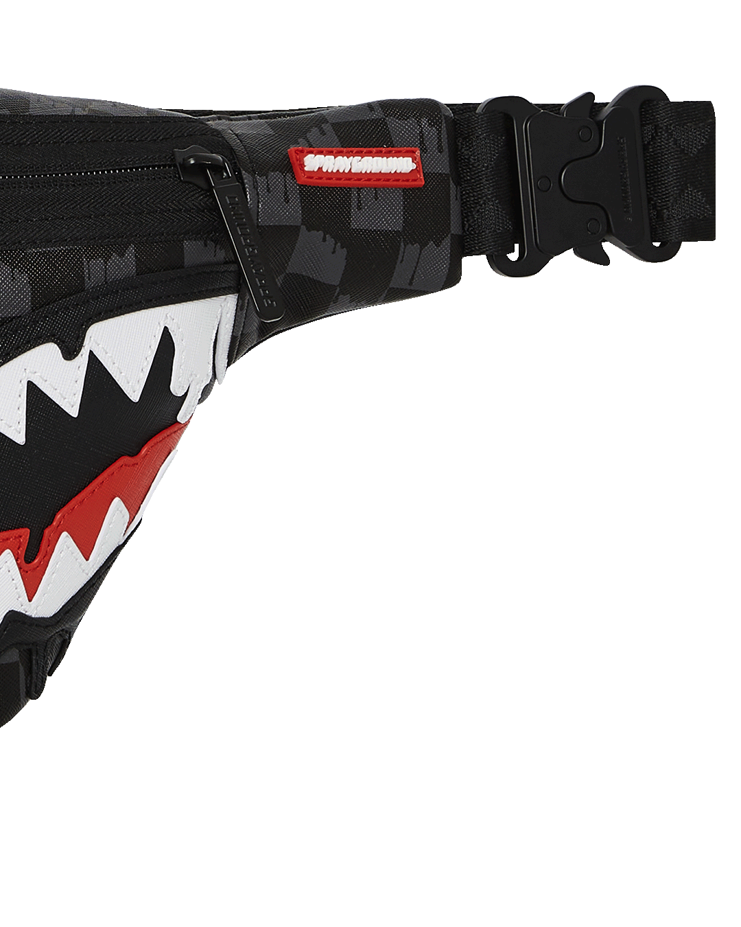 Sprayground Dripping Sharks In Paris Savvy Crossbody - OnSize