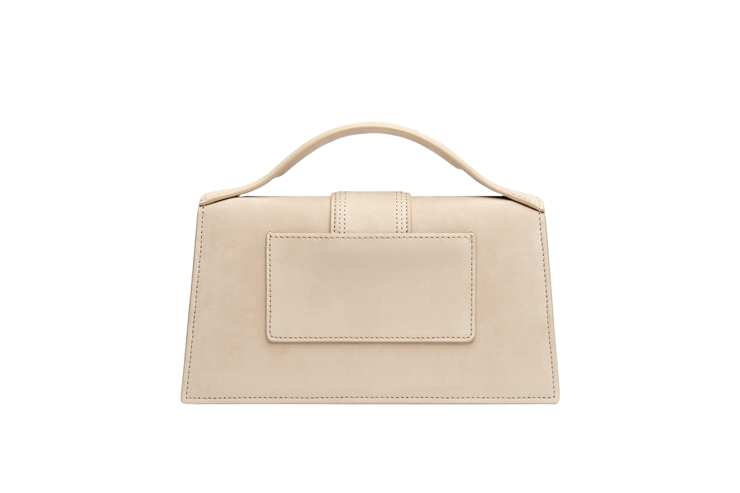 Jacquemus Le grand Bambino Crossbody Strap Handbag Dark Beige - OnSize