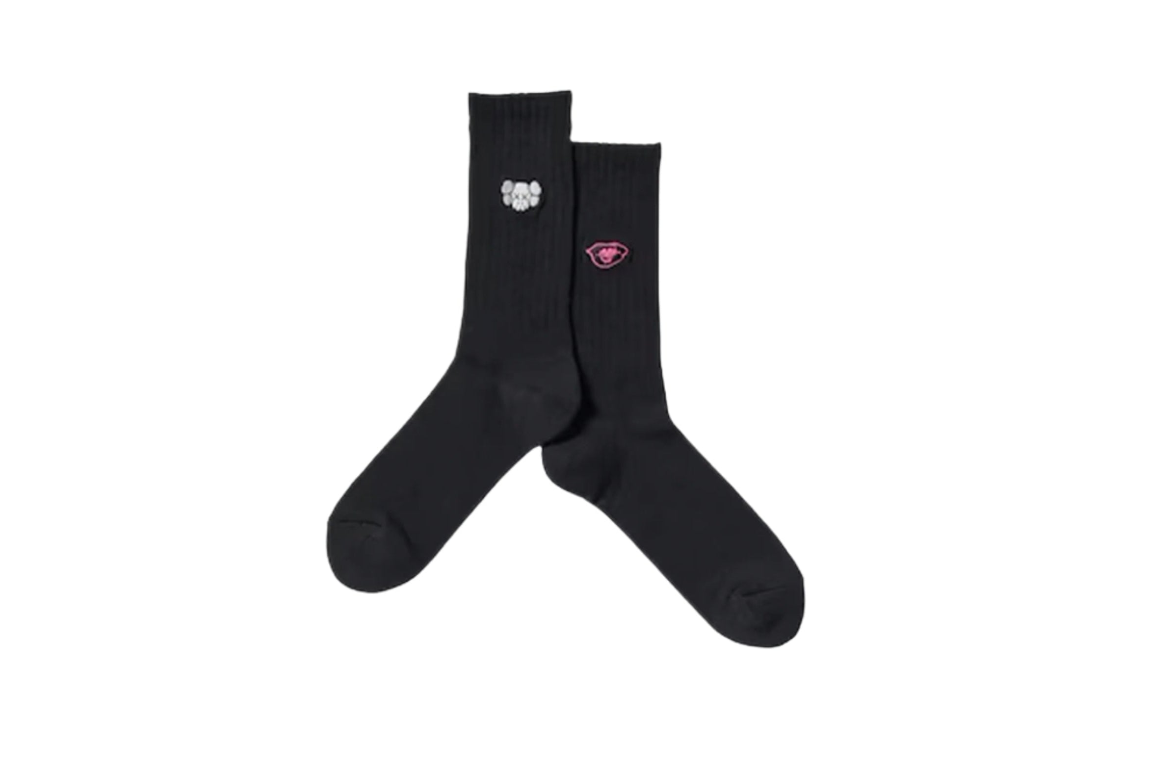 Kaws x Uniqlo Warhol Socks Black - OnSize