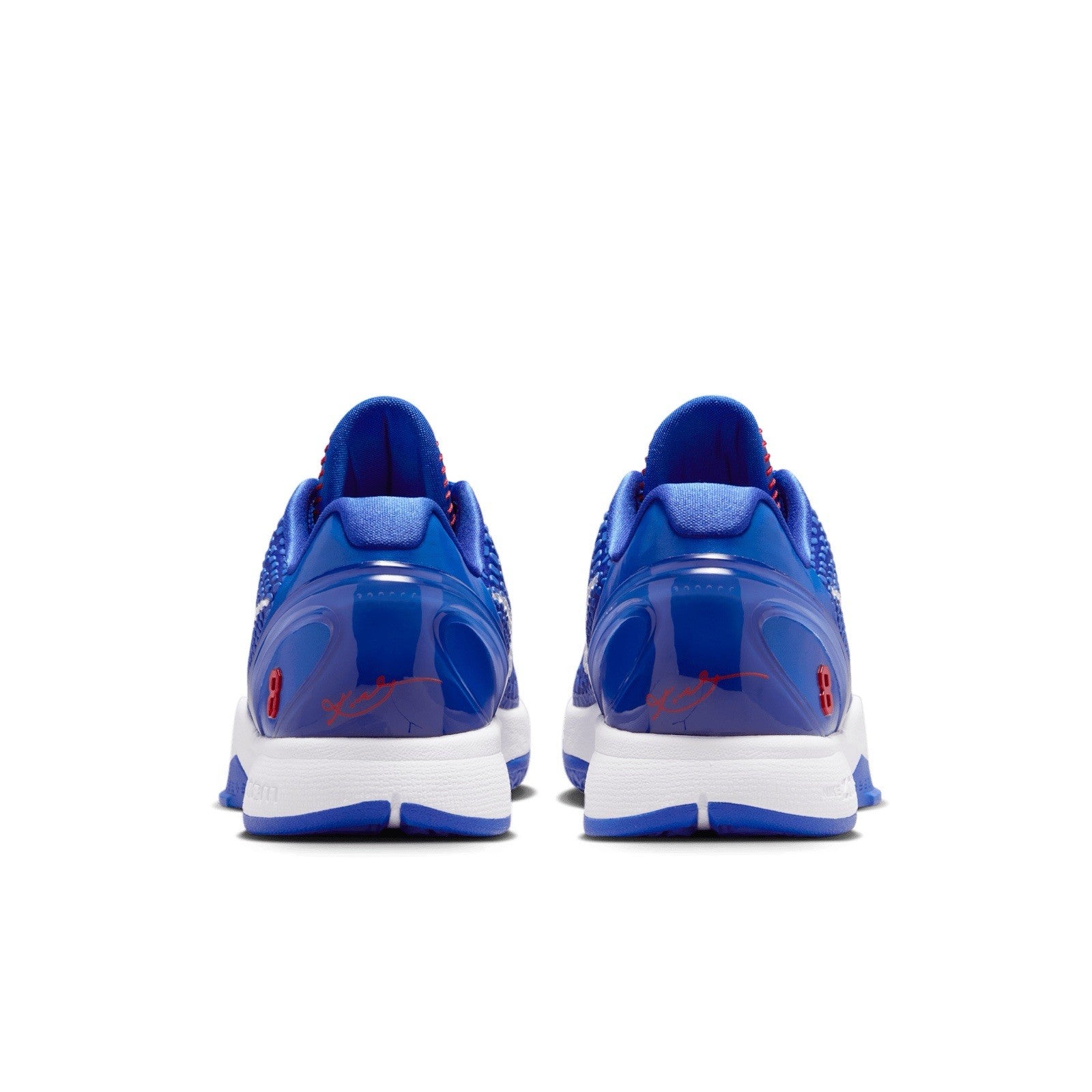 Nike Kobe 6 Protro – hátulnézet, Game Royal/White/University Red szín