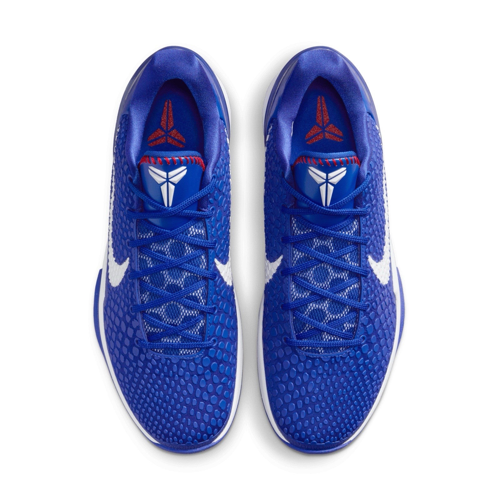 Nike Kobe 6 Protro – felülnézet, Game Royal/White/University Red szín