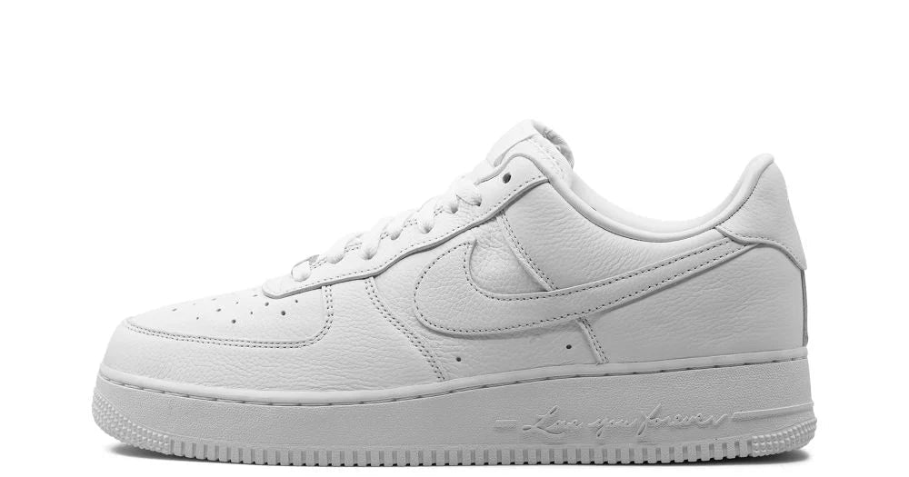 Nike Air Force 1 Low NOCTA Certified Lover Boy – oldalnézet, fehér bőr felsőrész