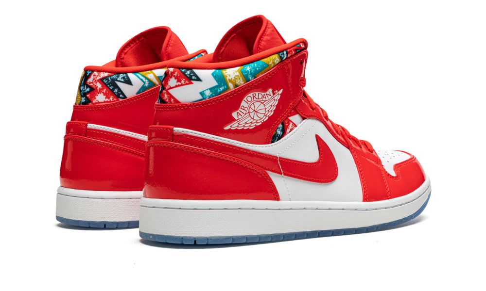 Jordan 1 Mid Barcelona Sweater Red Patent - OnSize