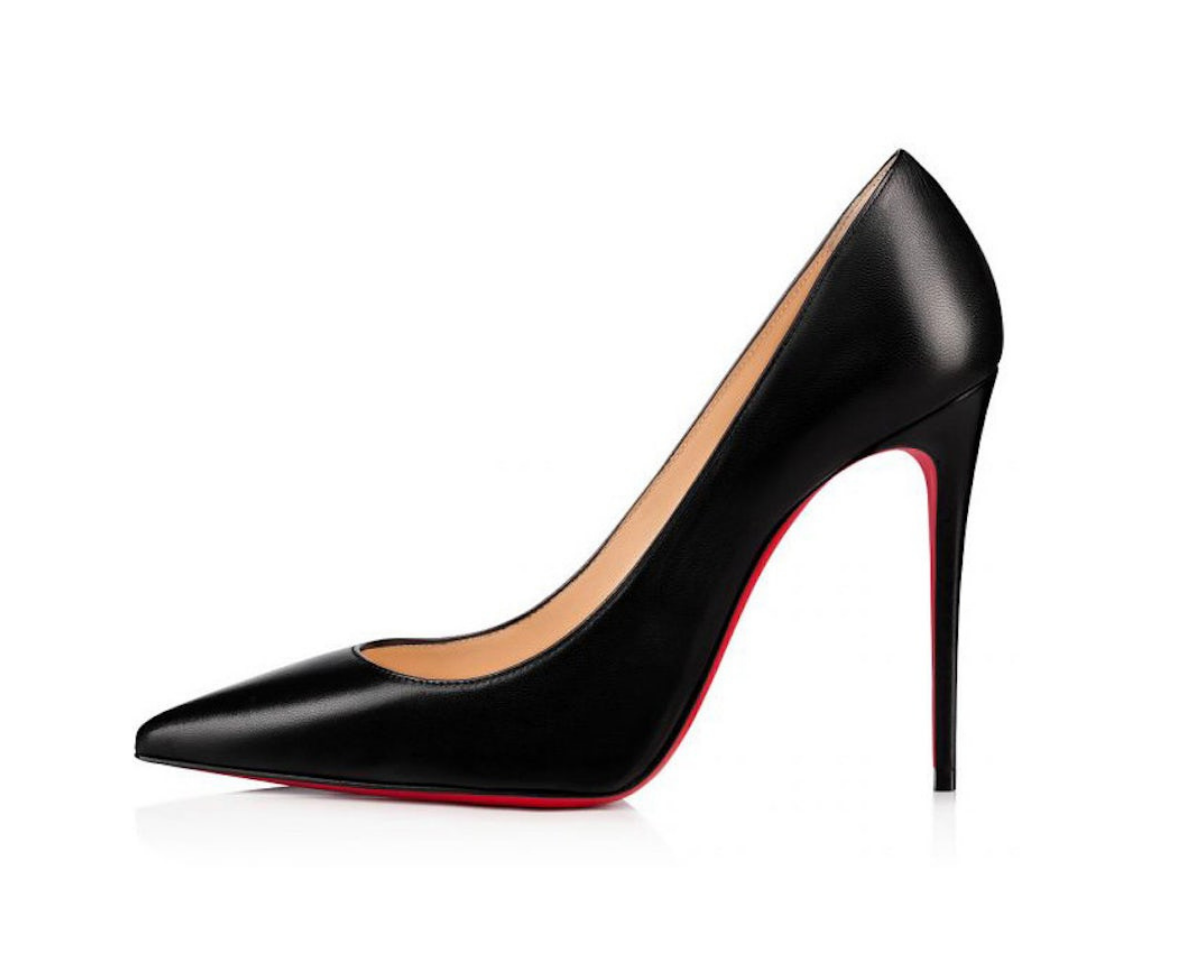 Christian Louboutin Kate 100mm Black Nappa Leather