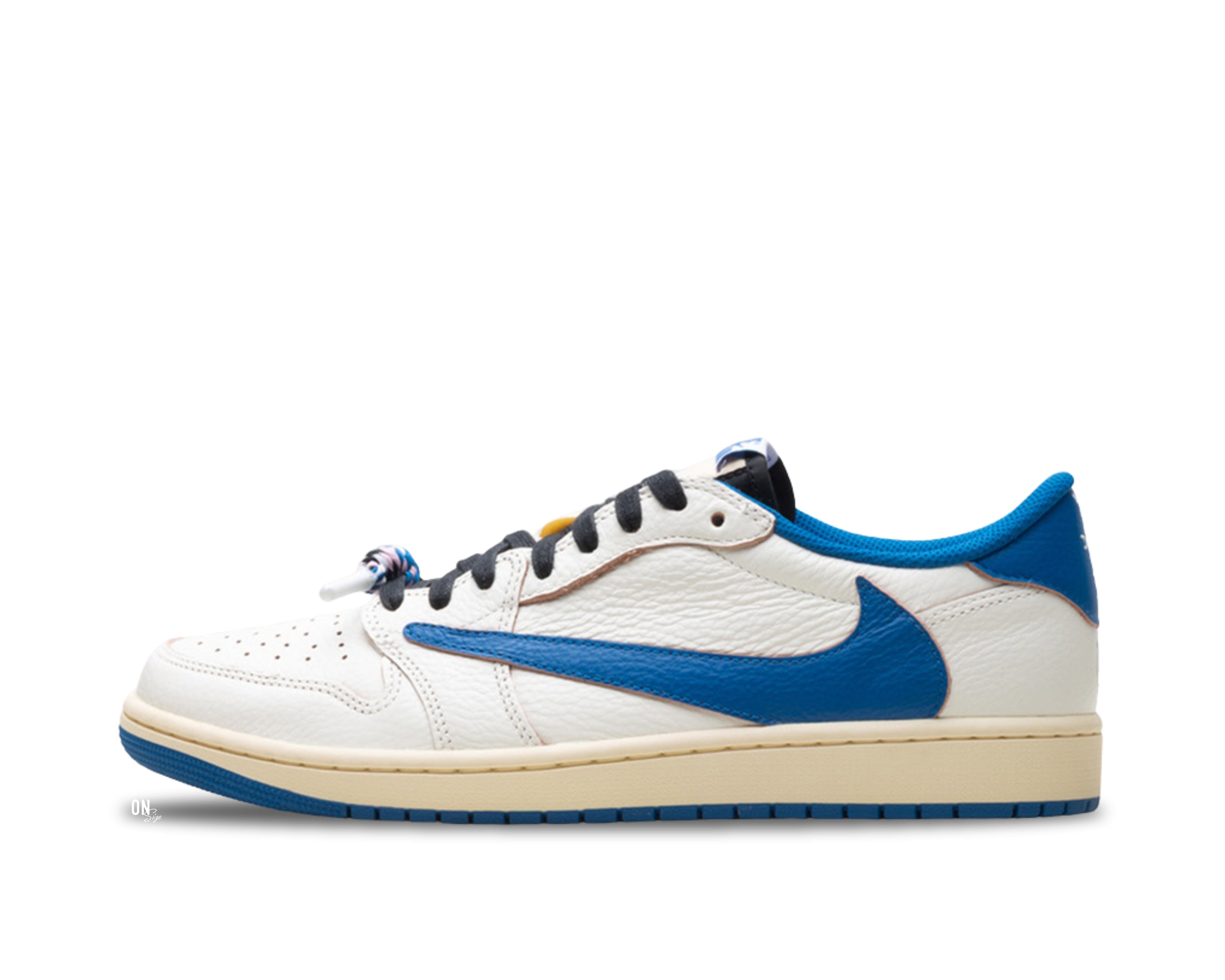 Jordan 1 Retro Low OG SP Fragment x Travis Scott Sail Military Blue