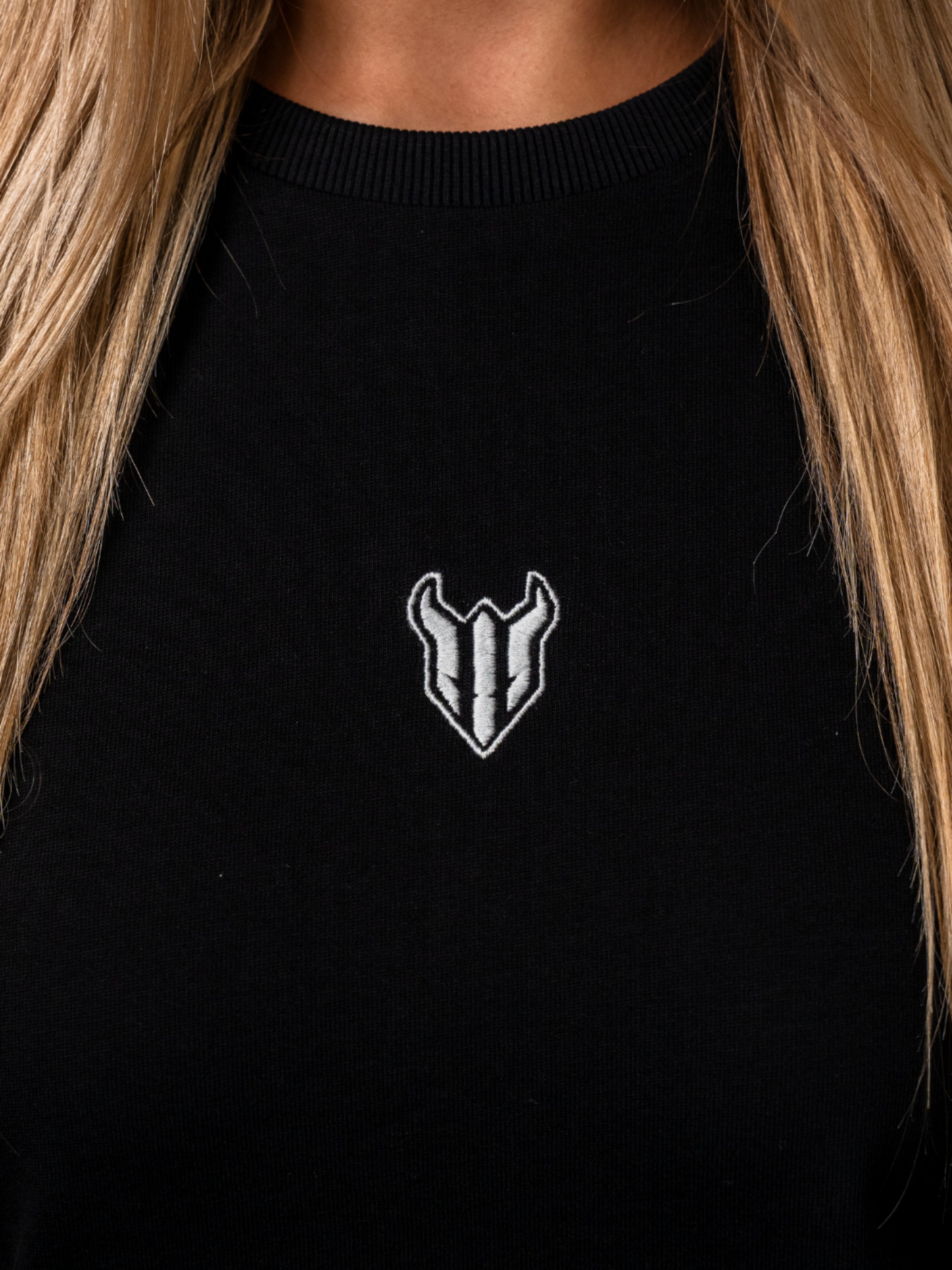 HELL FIGHT Oversize T-shirt Black - OnSize