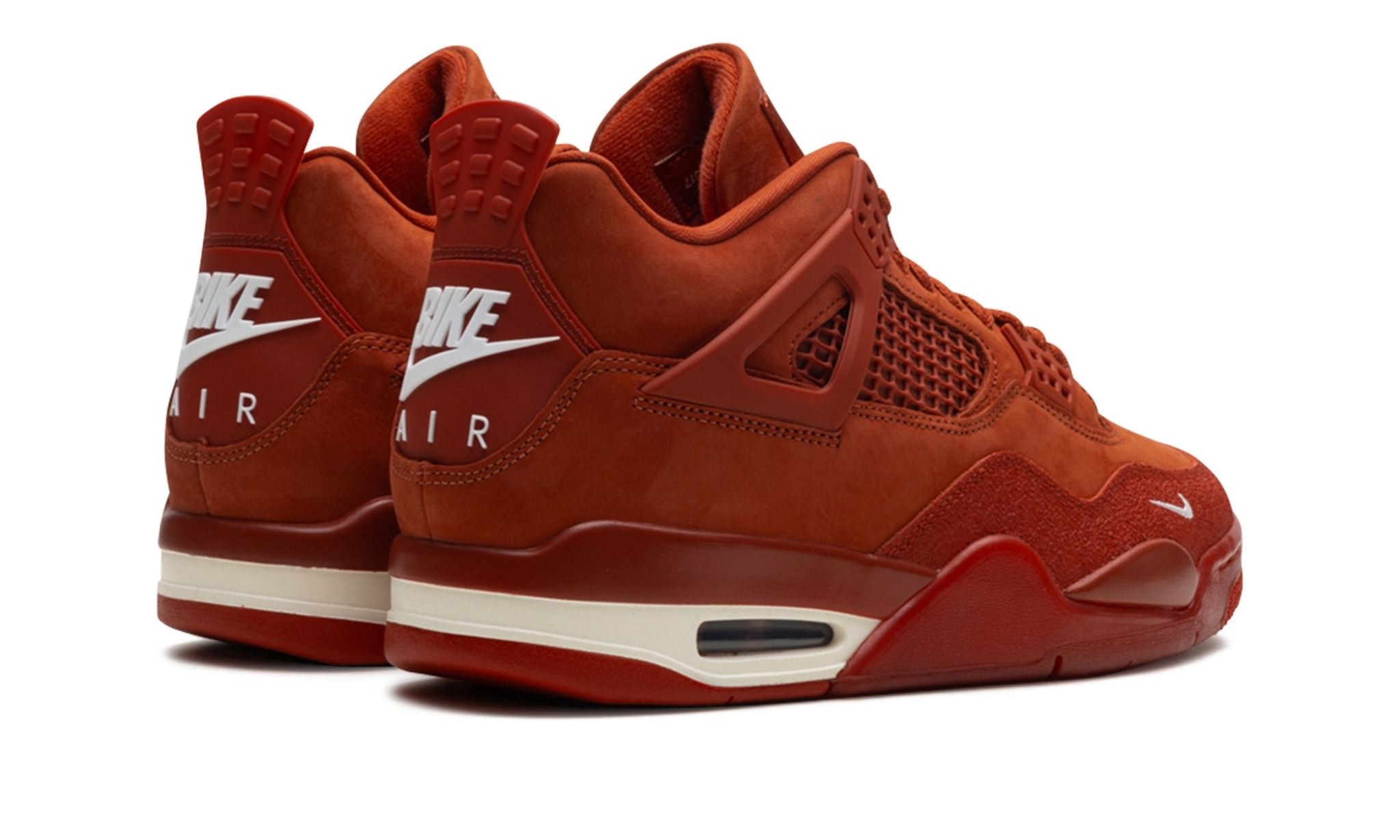 Jordan 4 Brick by Brick – hátulnézet, sarok és “Bike Air” logó