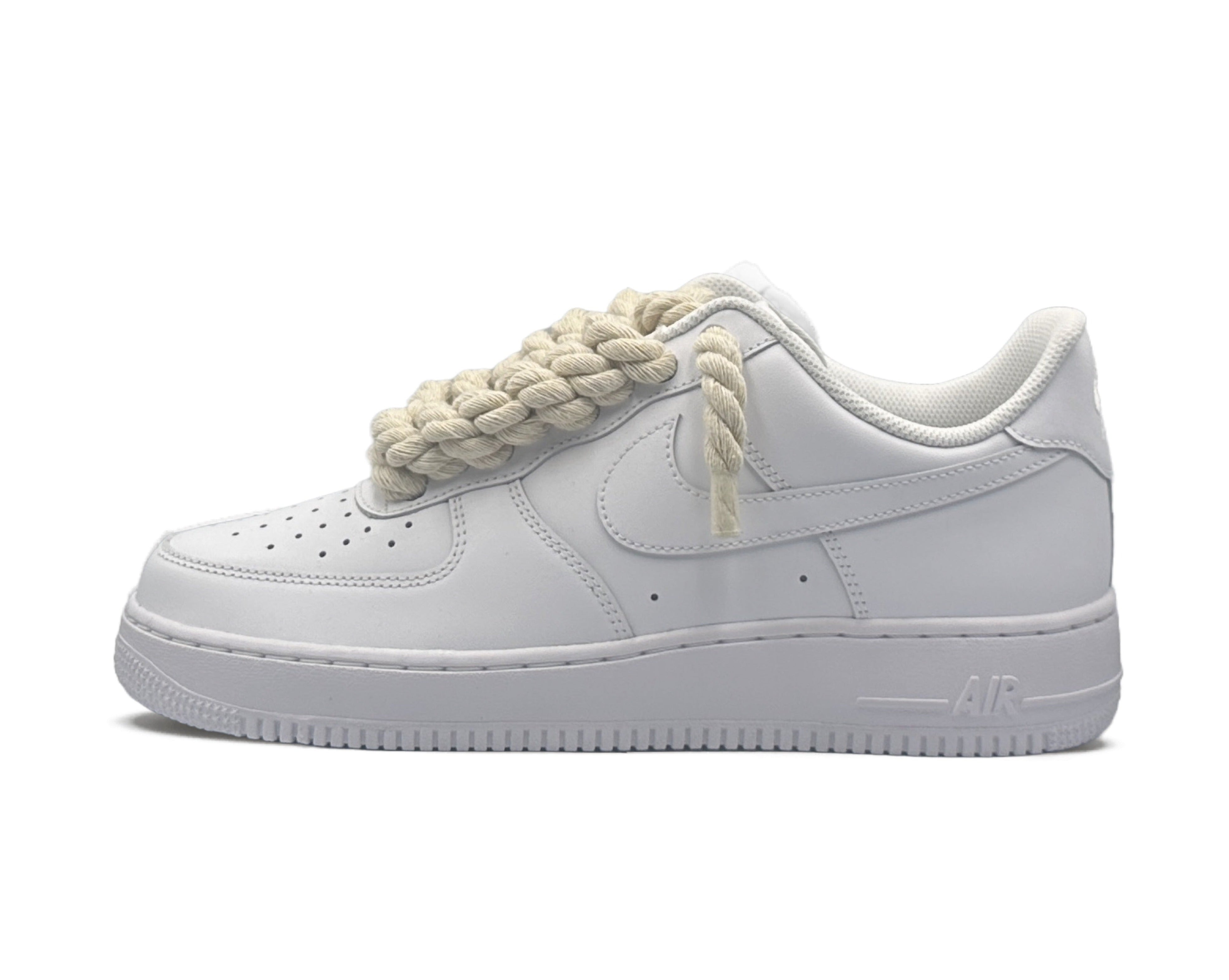 Nike Air Force 1 Low ‘07 White / Beige Rope Laces