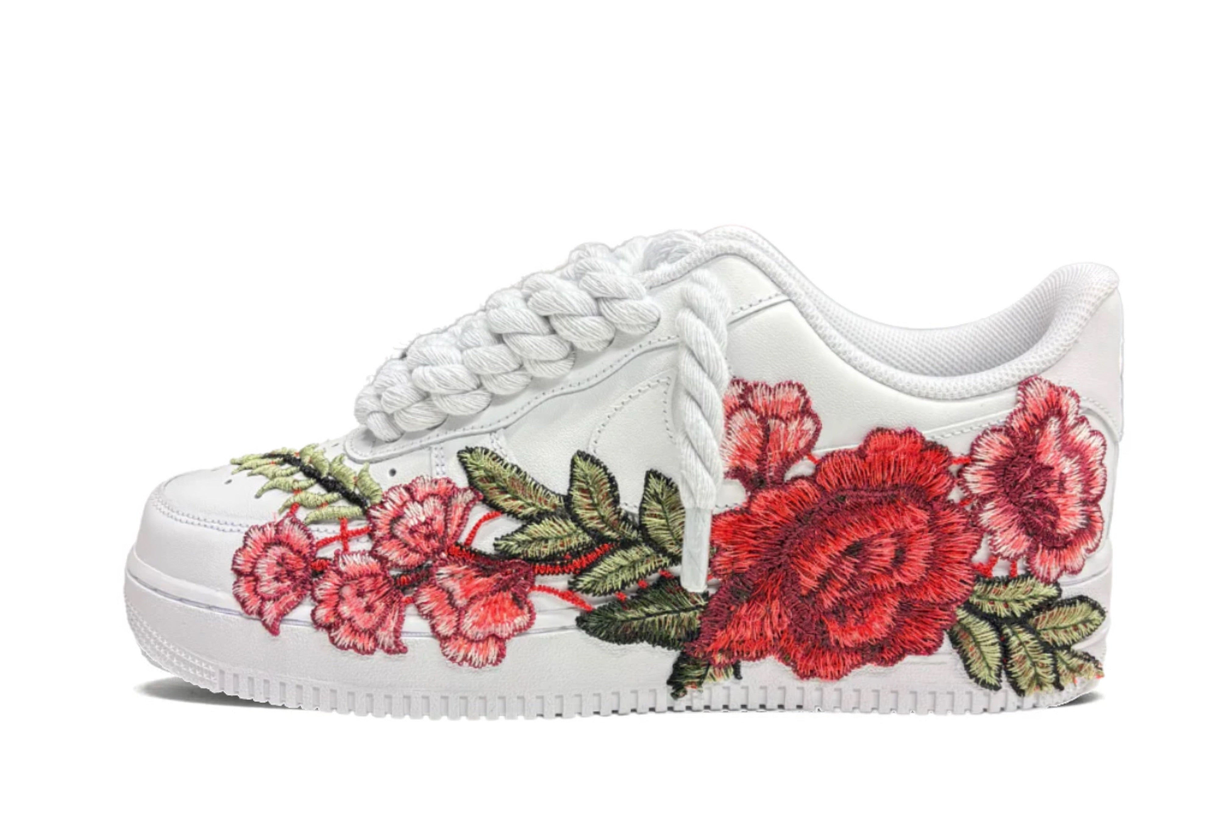 Nike Air Force 1 Low ‘07 White / Rose Rope Laces - OnSize