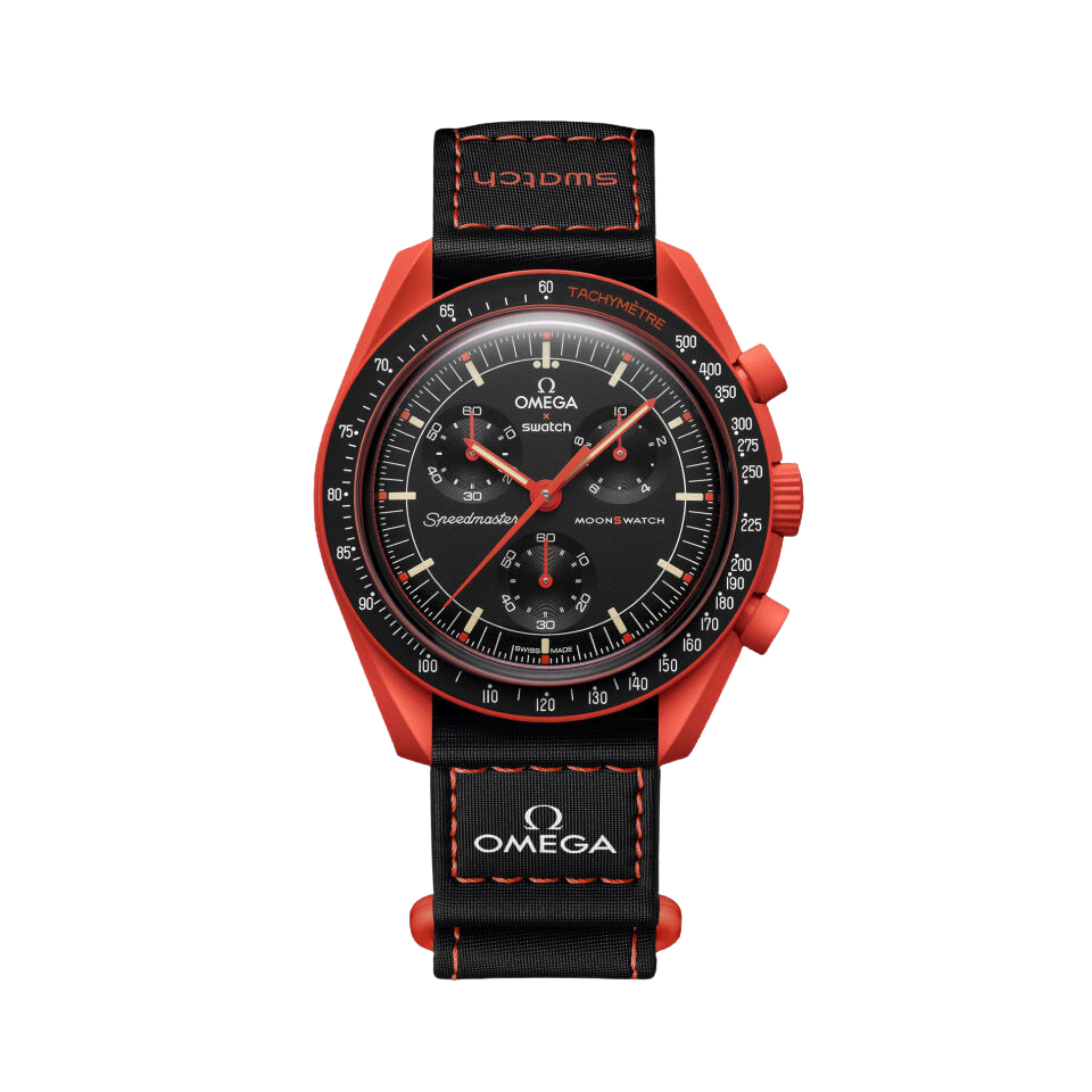 Swatch x Omega Bioceramic Moonswatch Mission On Earth Lava