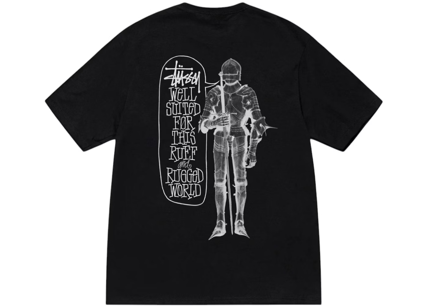 Stussy Well Suited Tee Black - OnSize