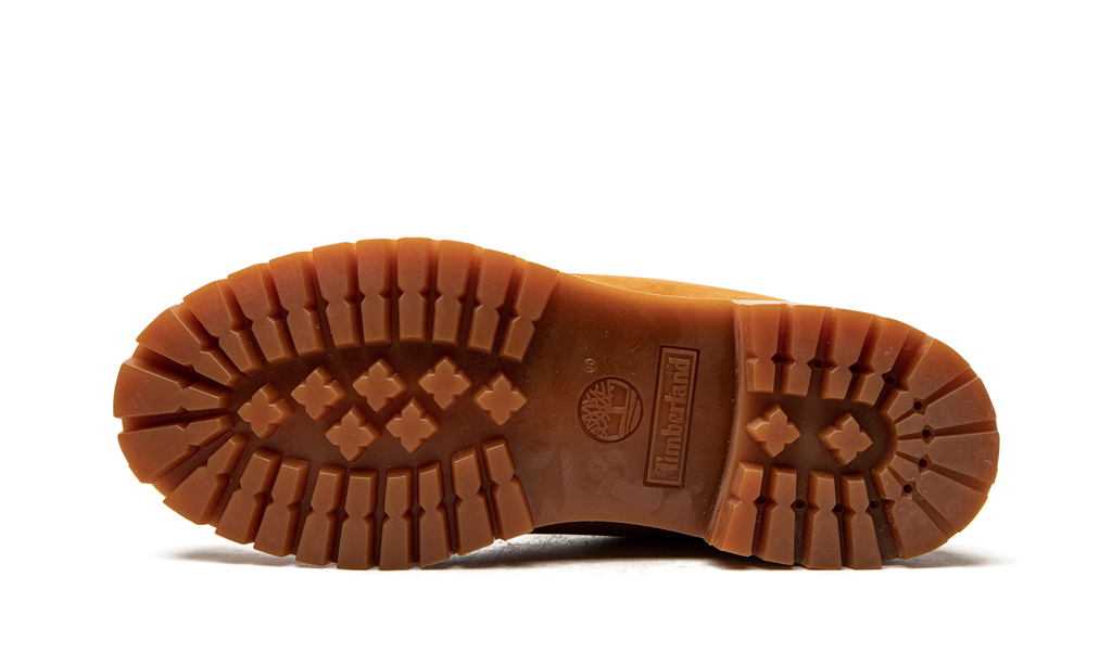 Timberland 6" Premium Boot Wheat – részletek, talprész és logó elemek