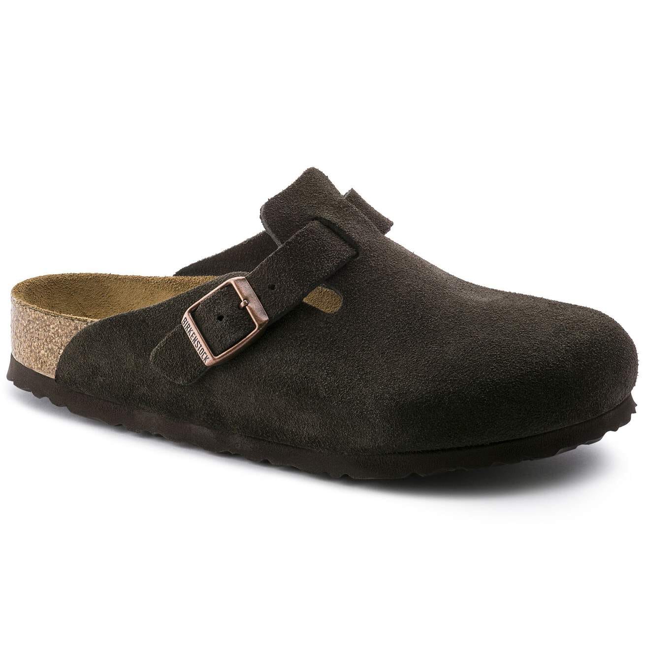 Birkenstock Boston Soft Footbed Suede Mocha - OnSize