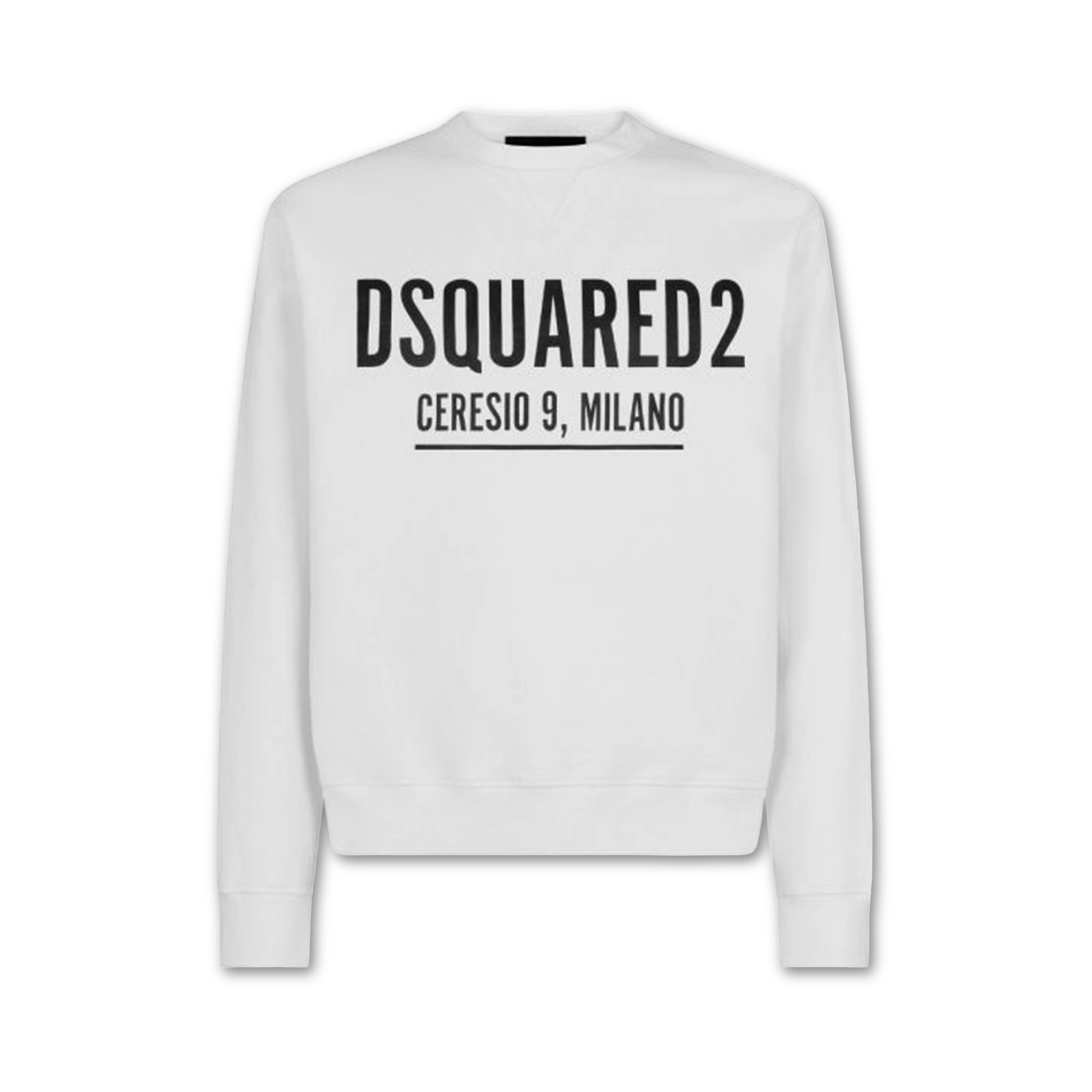 DSQUARED2 Ceresio 9 Crewneck White - OnSize
