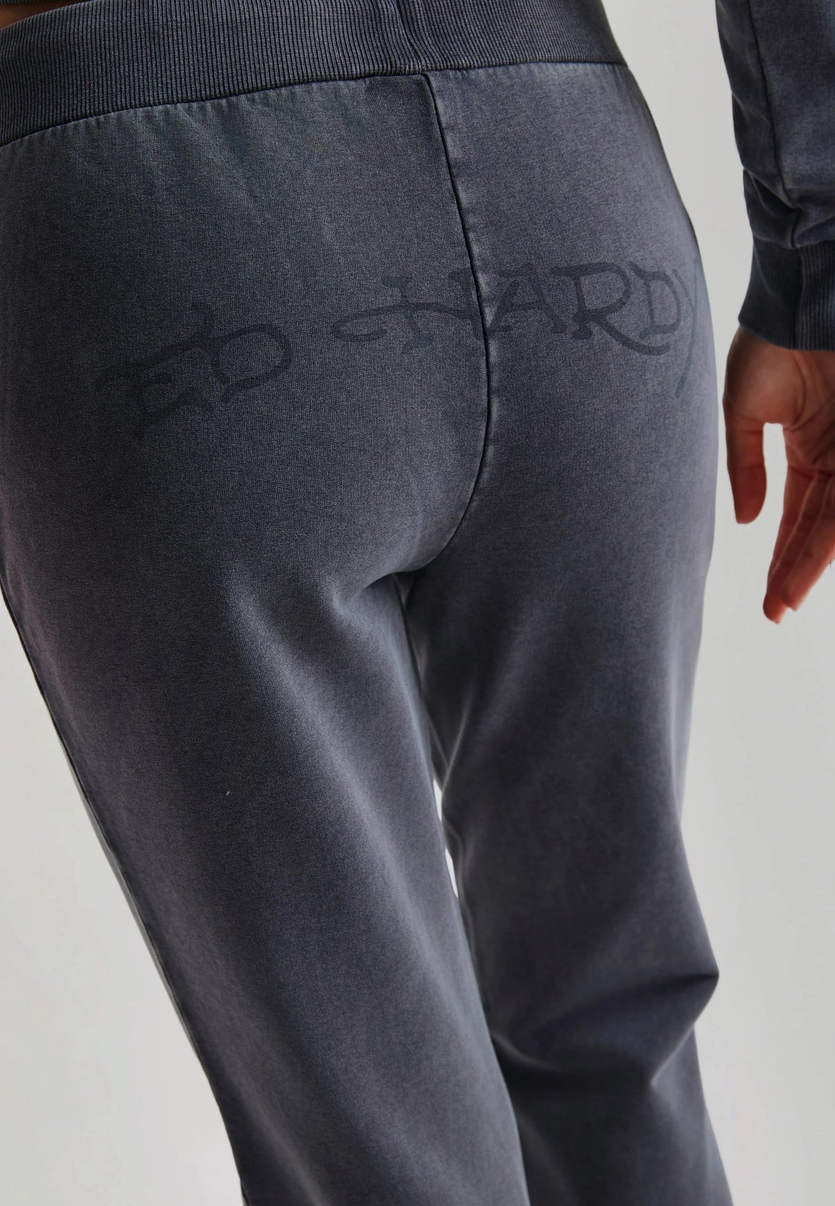 Ed Hardy Cross And Thorns Washed Flared Joggers Black