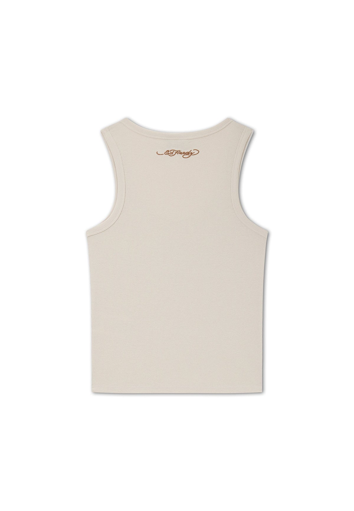 Ed Hardy Battle Fitted Vest Top Grey