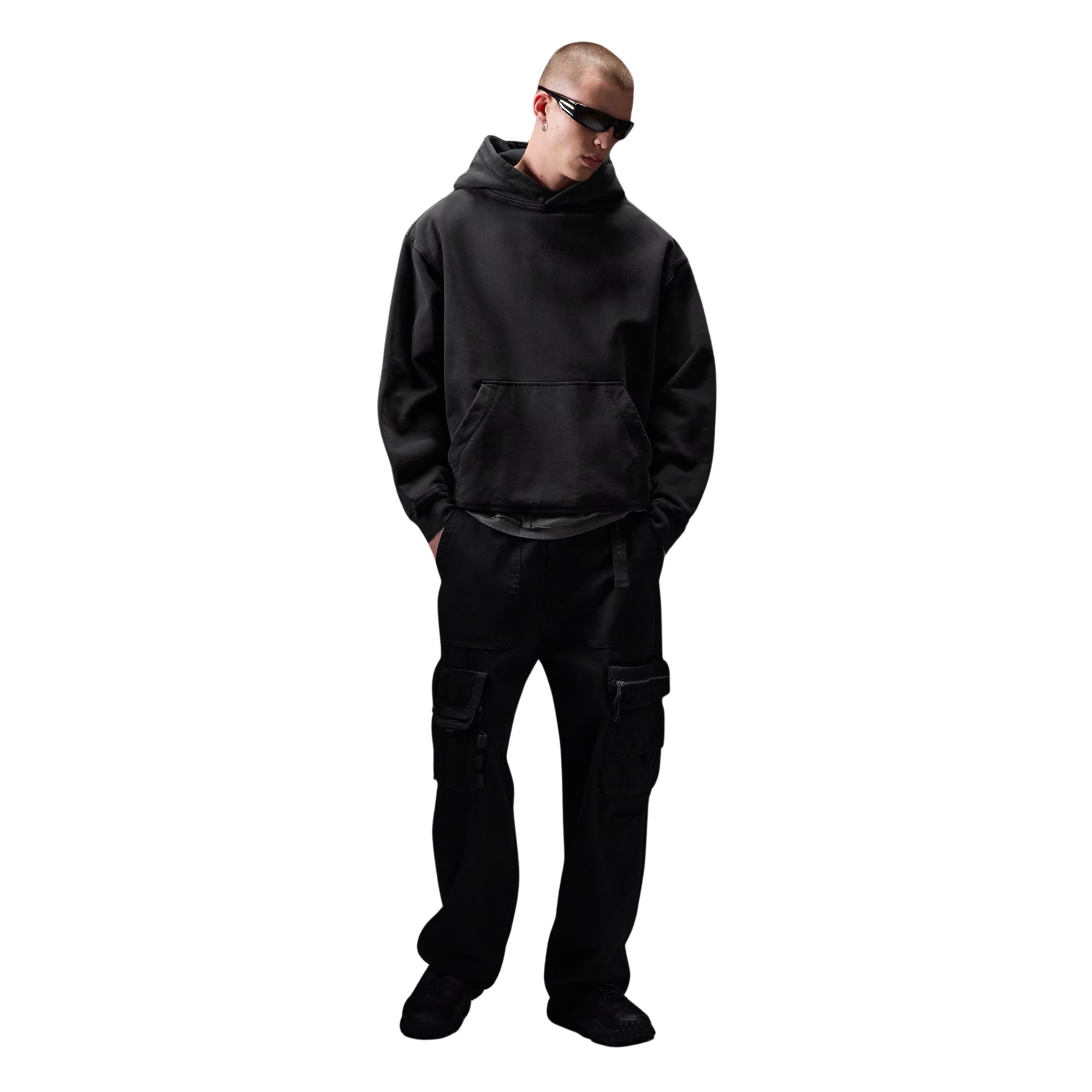 Oakley Echo Mod Embroidered Hoodie Pitch Black