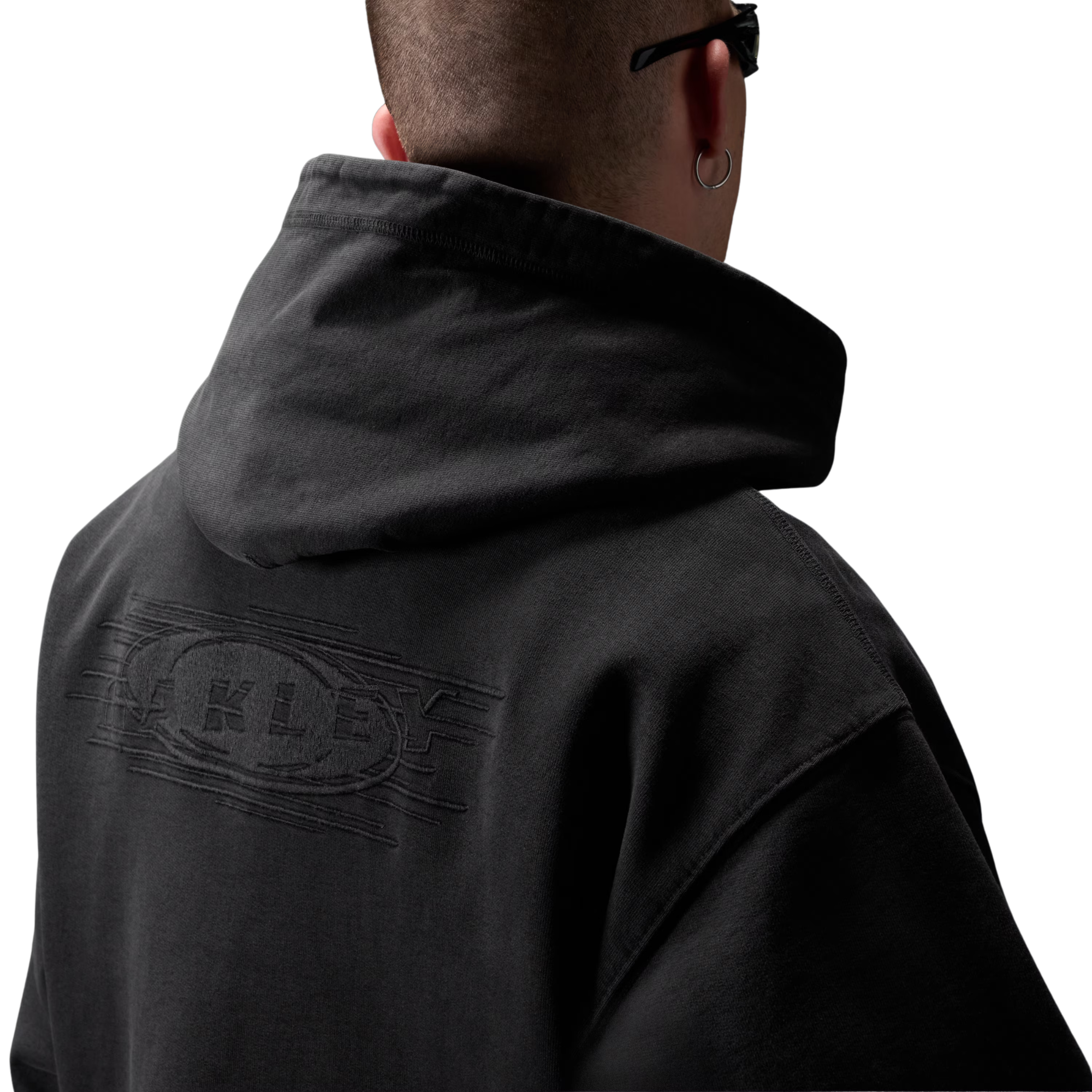 Oakley Echo Mod Embroidered Hoodie Pitch Black