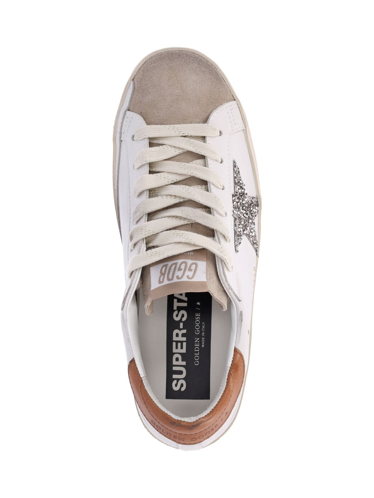 Golden Goose Super-Star White Beige Cinder