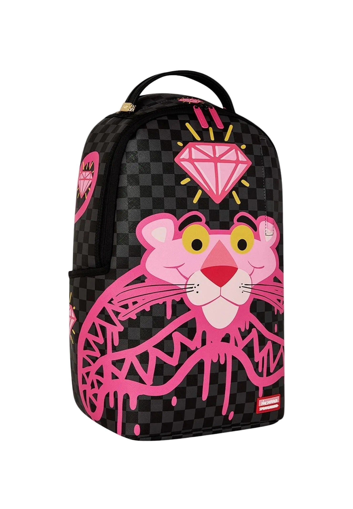 Sprayground Pink Panther Drippy Diamonds Backpack