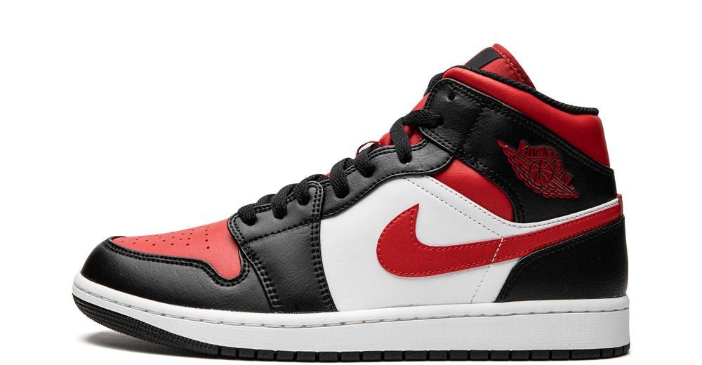 aj1 mid black red