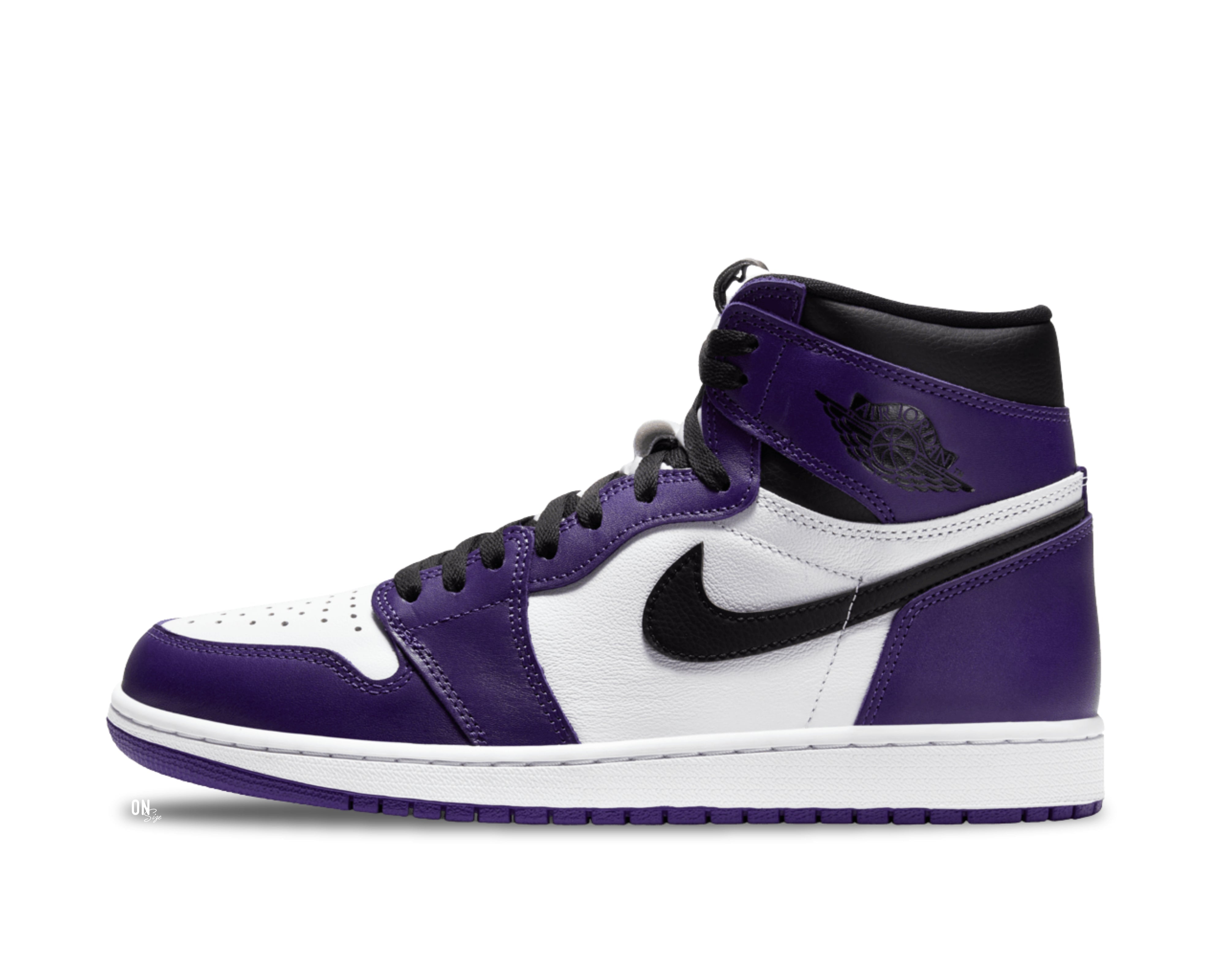 Jordan 1 Retro High Court Purple White - OnSize