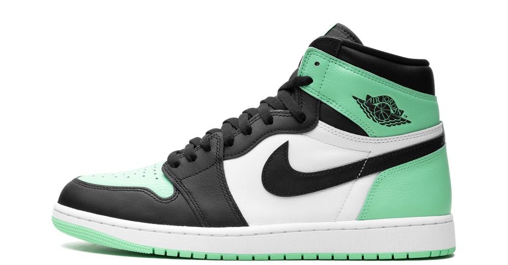 air jordan 1 retro green and black