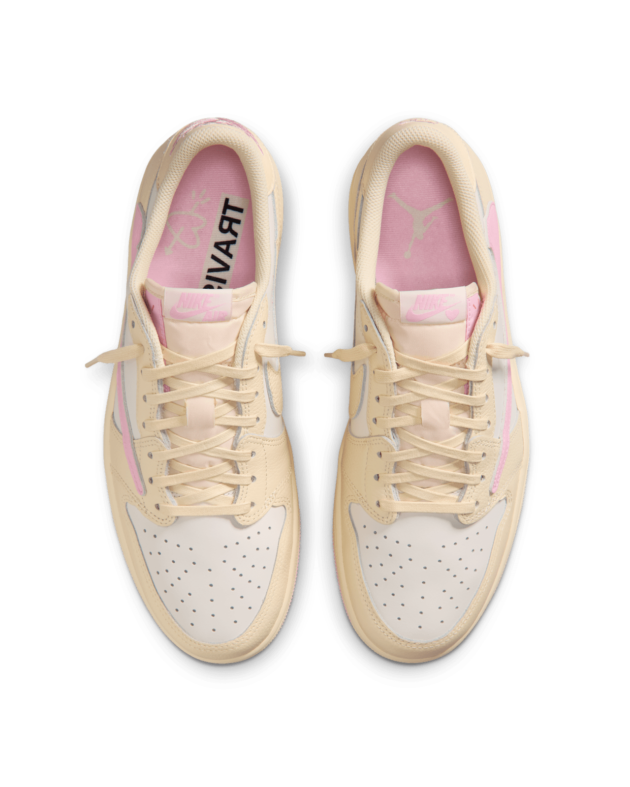 Jordan 1 Retro Low OG SP Travis Scott Shy Pink - OnSize