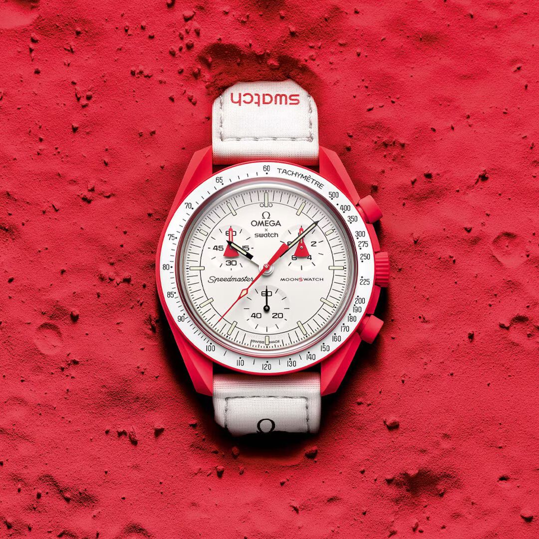 Swatch x Omega Bioceramic Moonswatch Mission to Mars