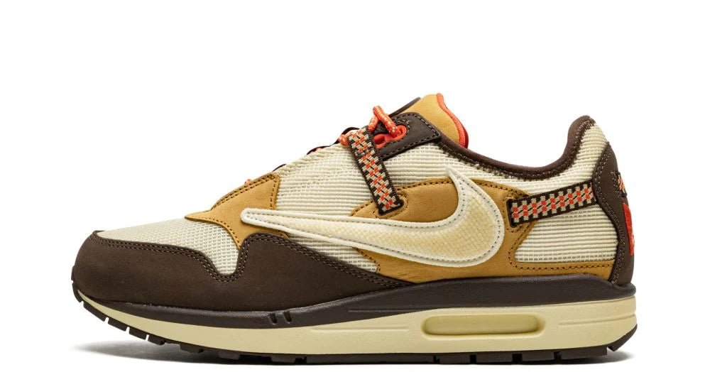 Travis Scott×Nike Air Max1 CACT.US Brown Nike Air Max 1 Travis Scott Cactus Jack Baroque Brown