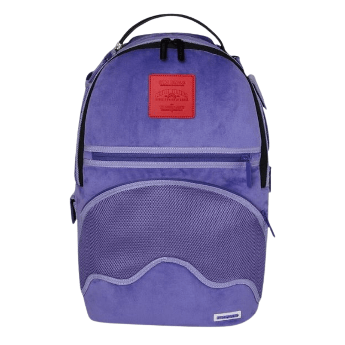 Sprayground New Reversible V2 Black Check Purple Backpack - OnSize