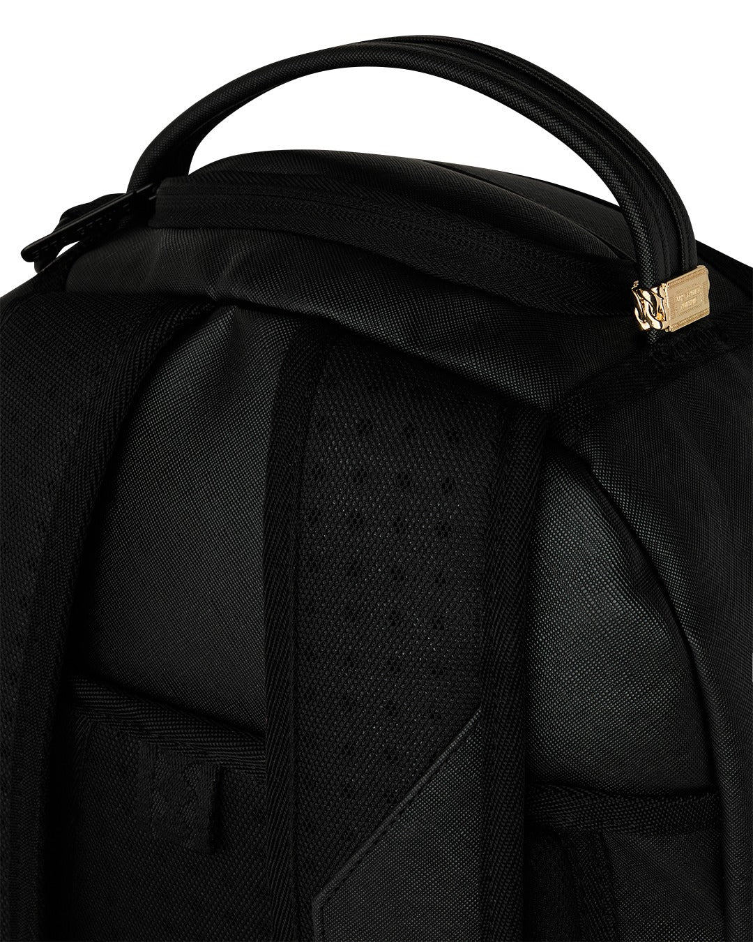 Sprayground Shark Central Black Embroidered Shark Backpack - OnSize