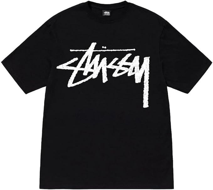 Stussy Big Stock Tee Black - OnSize
