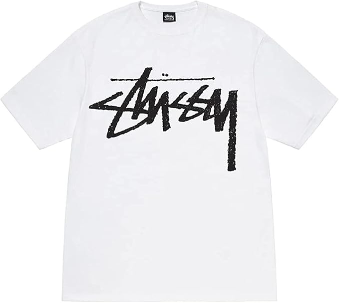 Stussy Big Stock Tee White - OnSize