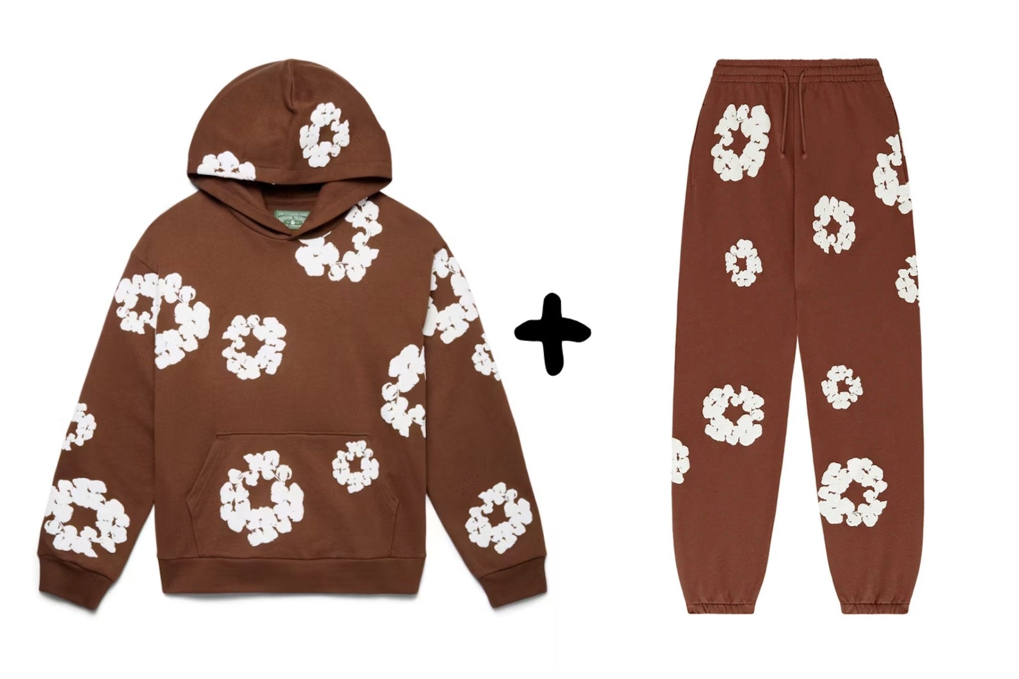 Denim Tears The Cotton Wreath Set Brown