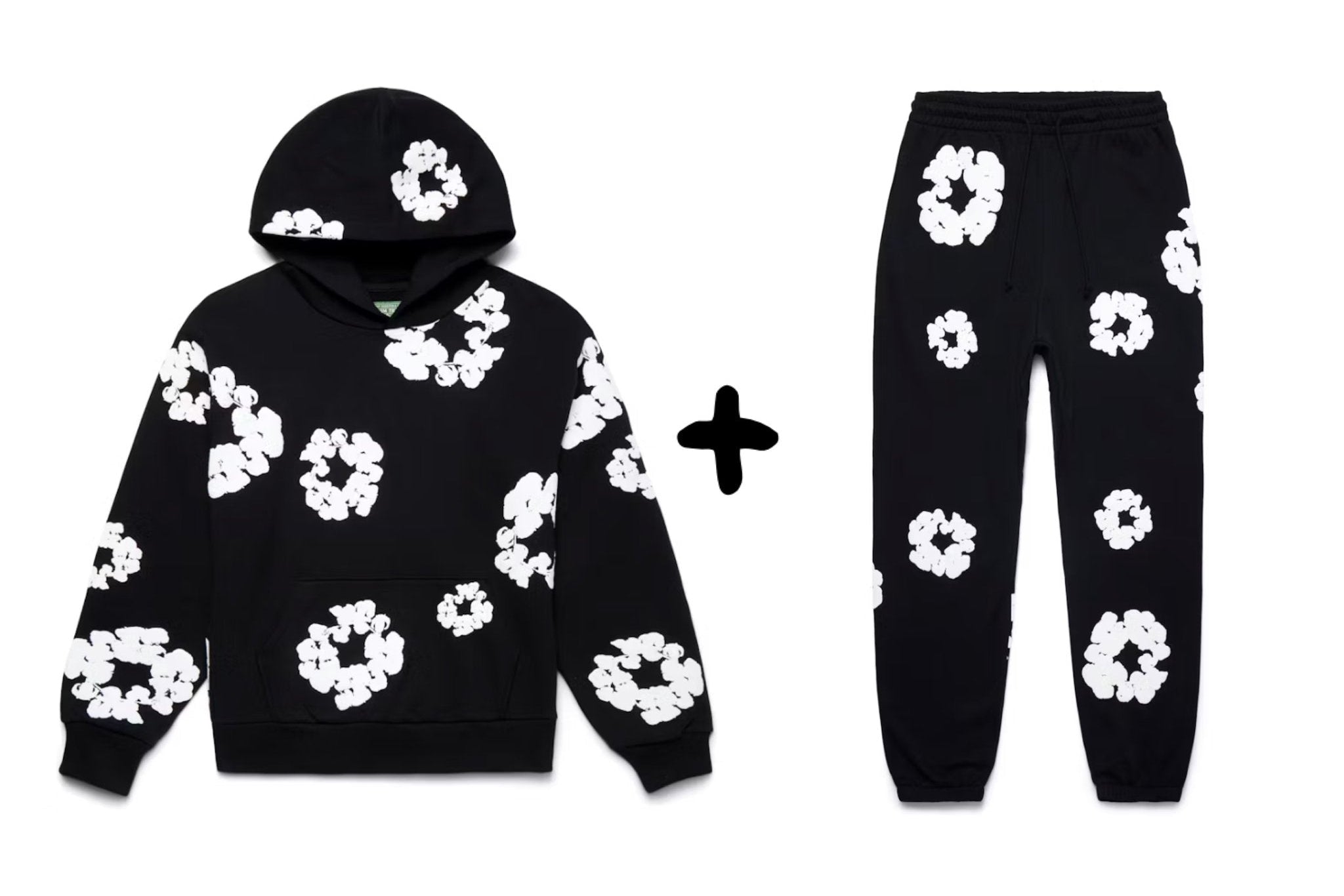 Denim Tears The Cotton Wreath Set Black